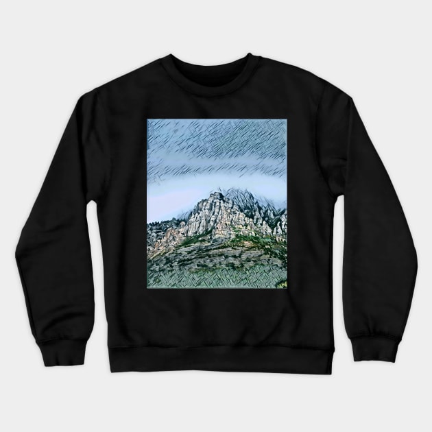 Rocky Hills Crewneck Sweatshirt by evokearo